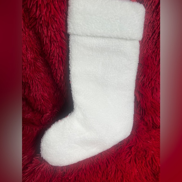 PINK Victoria's Secret Red and Pink Plaid Stocking - Picture 4 of 7